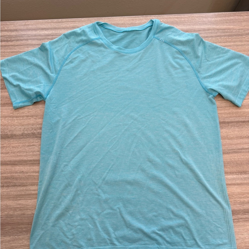 Lululemon Men's Light Blue Shirt